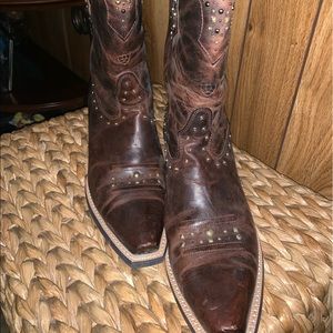 Ariat Ladies Rhinestone Sassy Brown Cowboy Boots